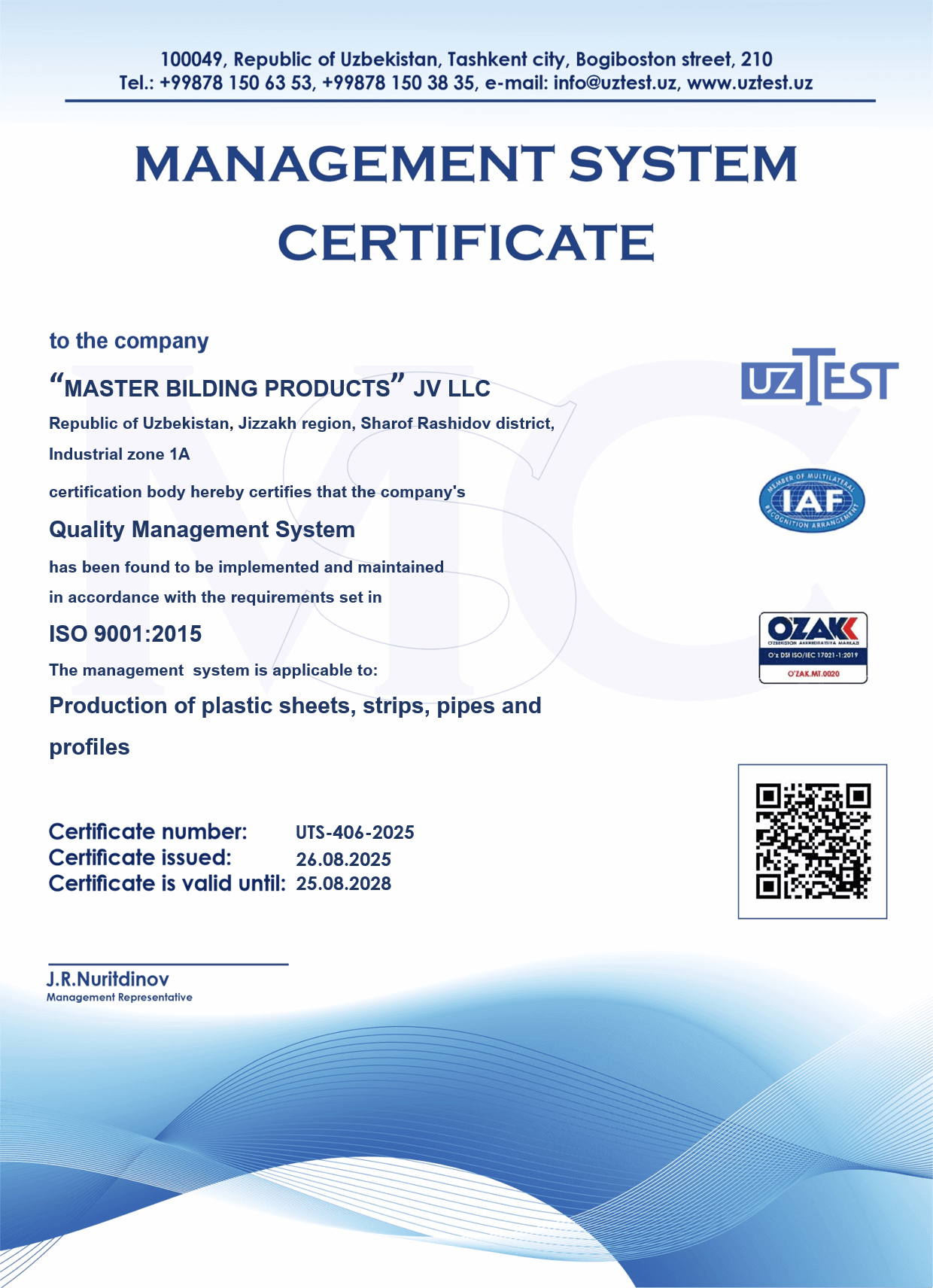 ISO 9001:2015
