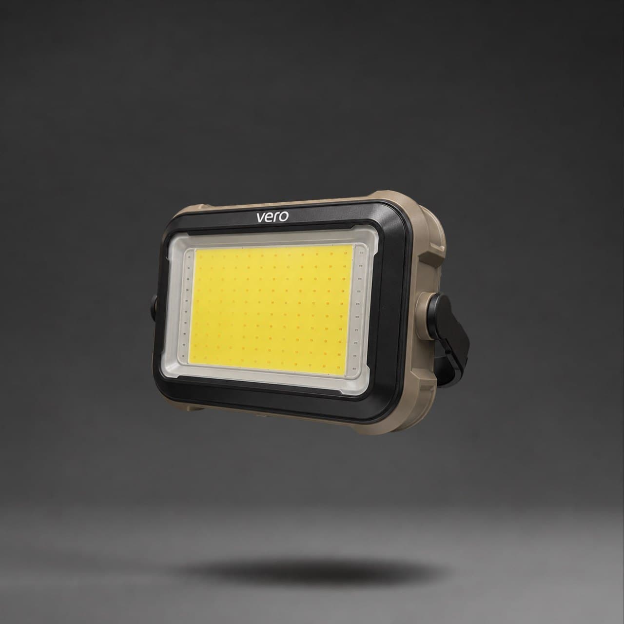Solar-charged portable floodlight