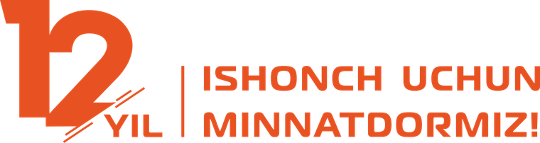 12 yil — ishonch uchun minnatdormiz